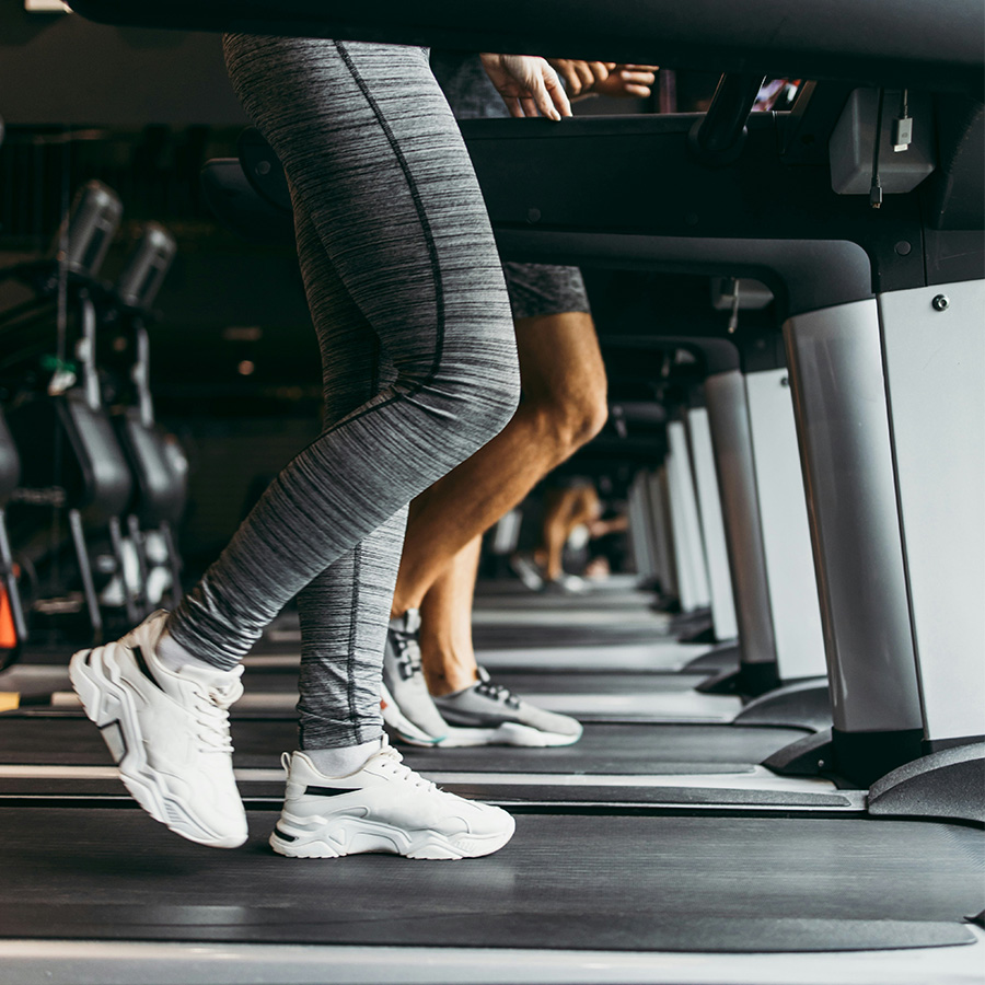 Orange Theory treadmills